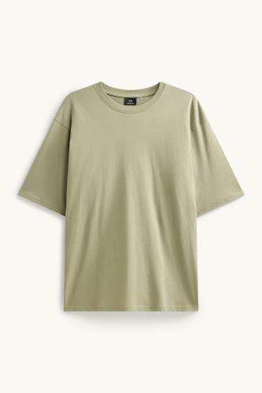 Hommes - T-shirt - Oversize - vert clair