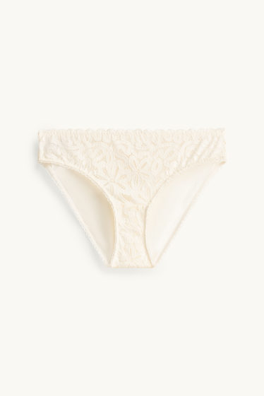 Femmes - Culotte - blanc crème