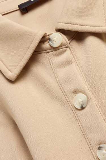 Women - Polo shirt - regular fit - light beige