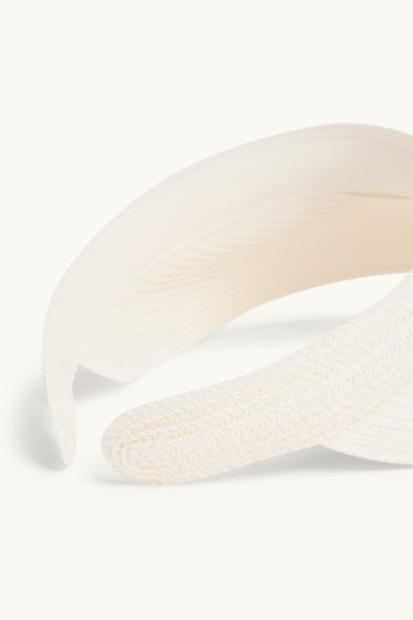 Femmes - Pare-soleil - blanc