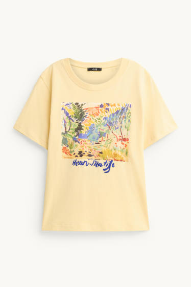 Donna - T-shirt - regular fit - Henri Matisse - giallo chiaro