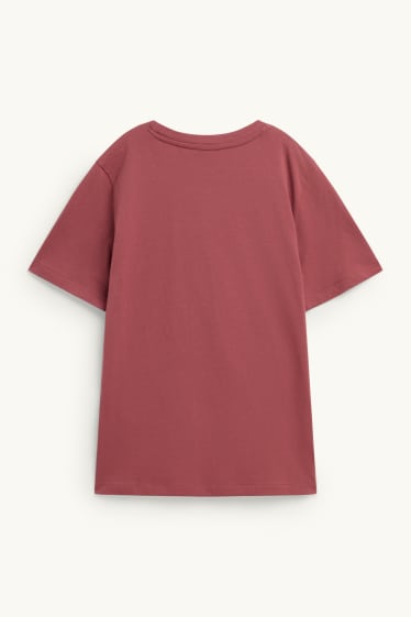 Donna - T-shirt - regular fit - marrone