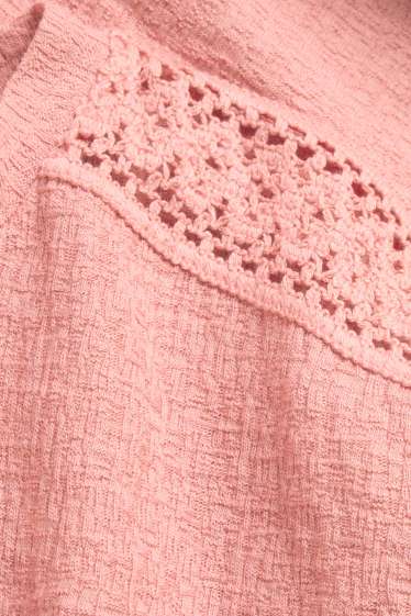 Damen - T-Shirt - Regular Fit - rosa