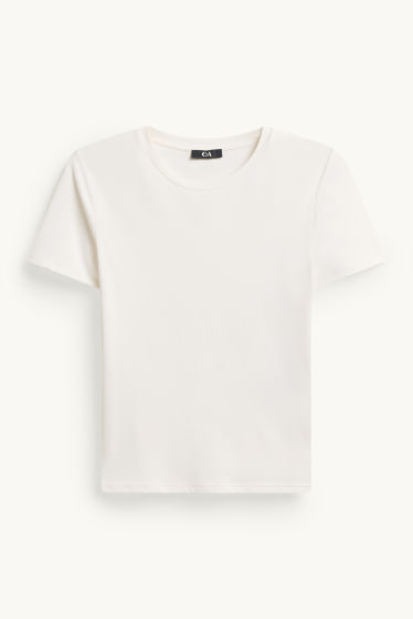 Femei - Tricou - slim fit - alb