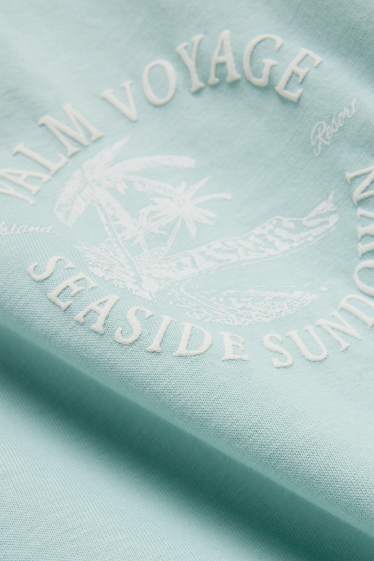 Herren - T-Shirt - Relaxed Fit - türkis