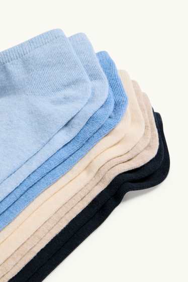 Dona - Paquet de 5 - mitjons turmellers - blau