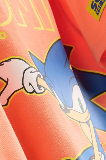Children Boys - Sonic - short sleeve T-shirt - orange