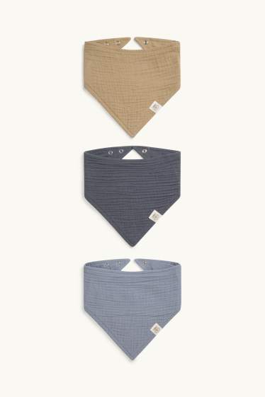 Unisex - Multipack 3 buc. - tigru - eșarfă triunghiulară bebeluși - maro deschis