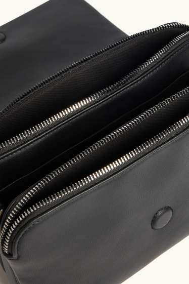 Femmes - Sac à bandoulière - synthétique - noir