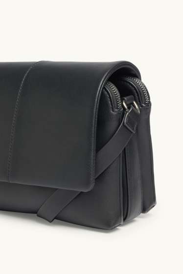 Women - Crossbody bag - faux leather - black