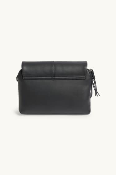 Women - Crossbody bag - faux leather - black
