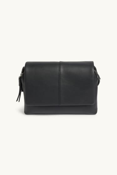 Women - Crossbody bag - faux leather - black