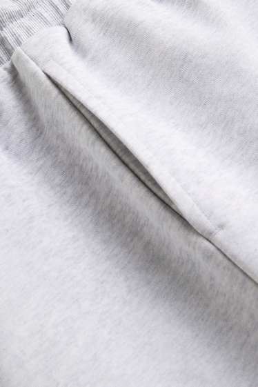 Dames - Sweatshort - lichtgrijs