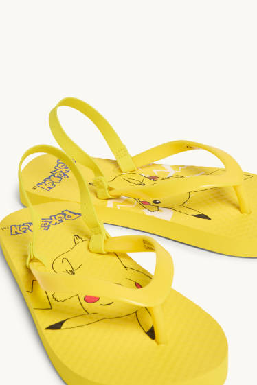 Copii - Băieți - Pokémon - Pikachu - șlapi - galben