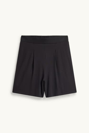 Femmes - Short en molleton - noir