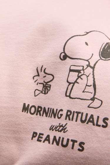 Donna - T-shirt - oversize - Peanuts - rosa