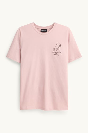 Donna - T-shirt - oversize - Peanuts - rosa