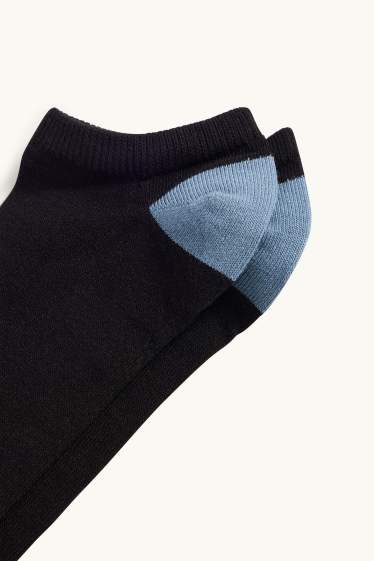 Hommes - Lot de 5 paires - socquettes de sport - noir