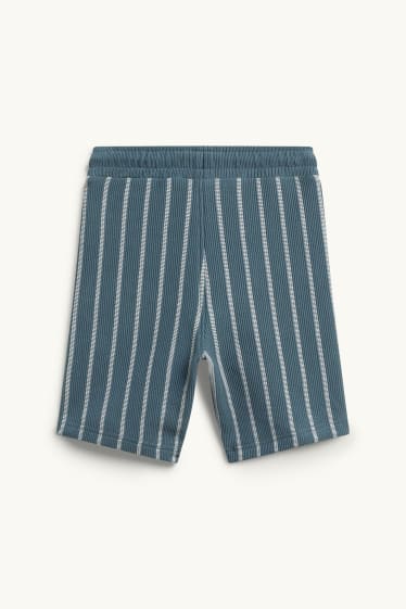 Nen - Bermudes - de ratlles - texturades - gris