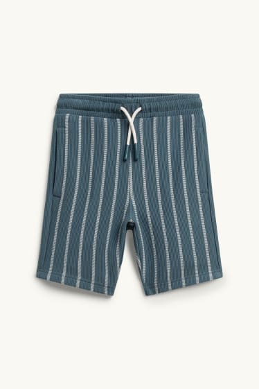 Nen - Bermudes - de ratlles - texturades - gris