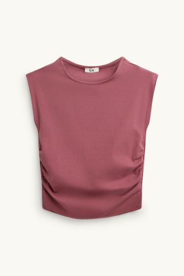 Dámské - Top - světle červená