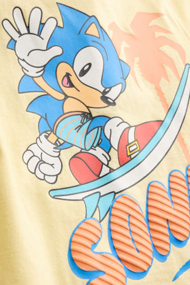 Kinderen: jongens - Sonic - T-shirt - geel