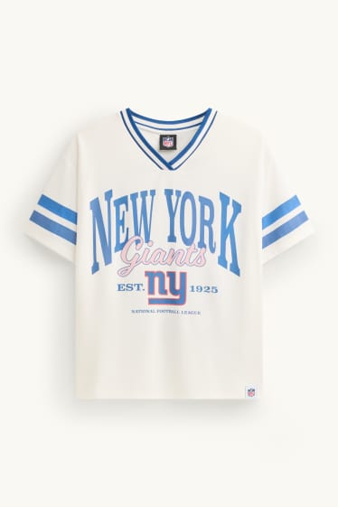 Enfants filles - New York Giants - T-shirt - blanc / bleu