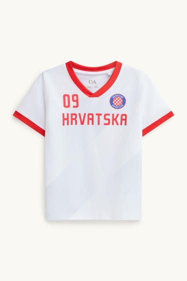 Enfants garçons - Croatie - T-shirt - blanc