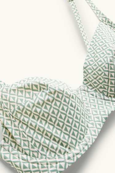 Donna - Reggiseno bikini con ferretti - LYCRA® XTRA LIFE™ - verde chiaro