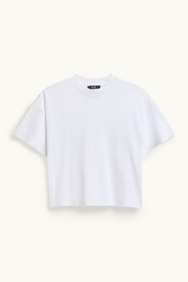 Dames - Sweatshirt - oversized - wit