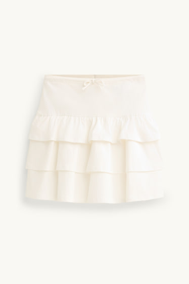 Kinder Mädchen - Rock - weiß