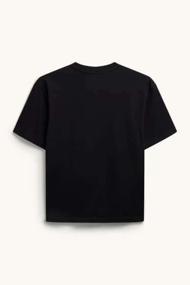 Children Boys - Skate - short sleeve T-shirt - black