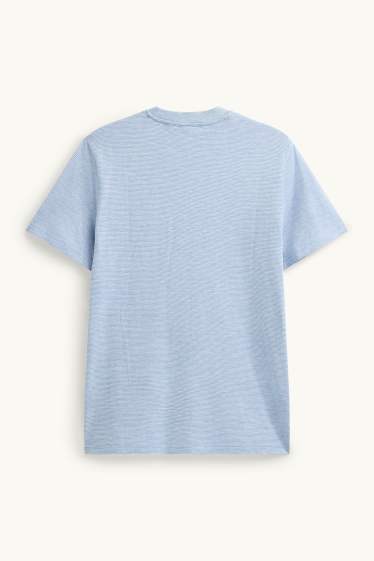 Home - Samarreta de màniga curta - regular fit - de ratlles - blau