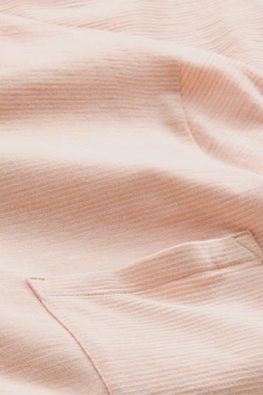 Home - Samarreta de màniga curta - regular fit - de ratlles - taronja