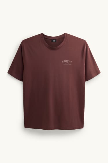 Unisex - T-Shirt - Relaxed Fit - braun