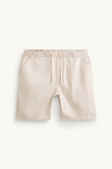 Herren - Shorts - cremefarben