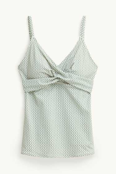 Donna - Canotta tankini - imbottita - LYCRA® XTRA LIFE™ - verde chiaro
