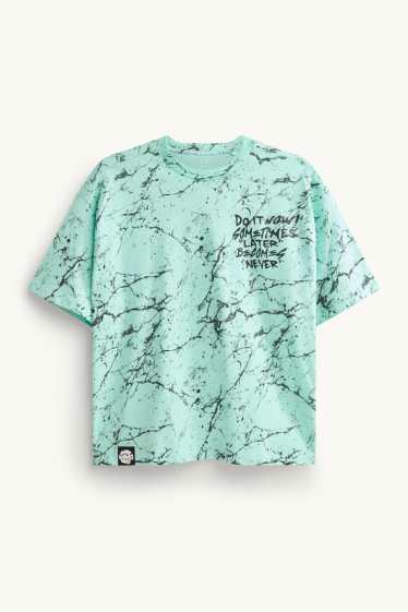 Copii - Băieți - Tricou cu mânecă scurtă - turcoaz