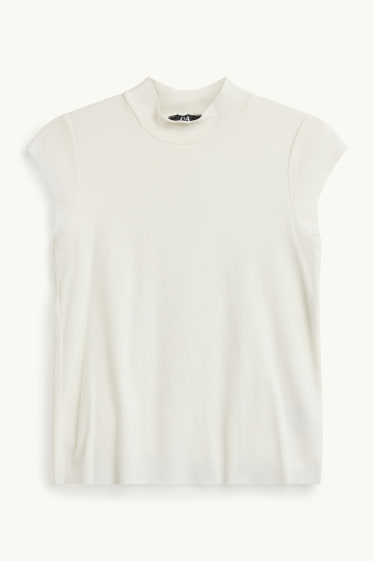 Dames - T-shirt - slim fit - wit