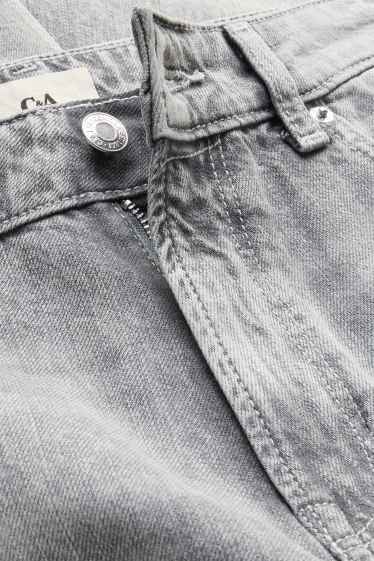 Femmes - Baggy jean - mid waist - jean gris clair