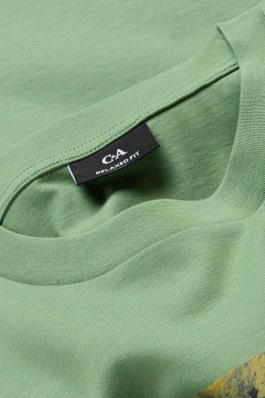 Herren - T-Shirt - Relaxed Fit - grün