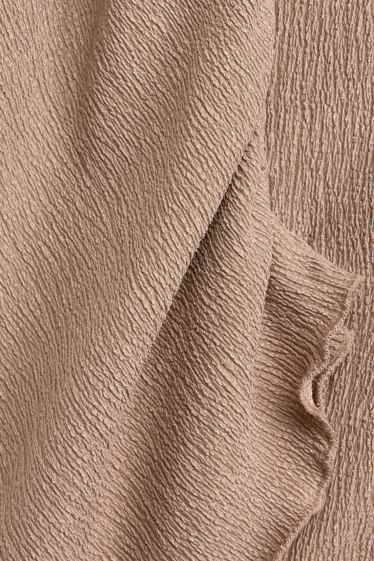 Damen - T-Shirt  - Regular Fit - hellbraun