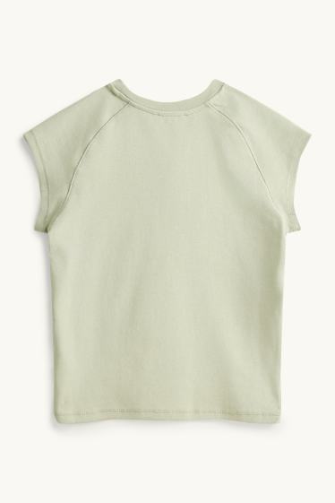 Dames - T-shirt - slim fit - groen