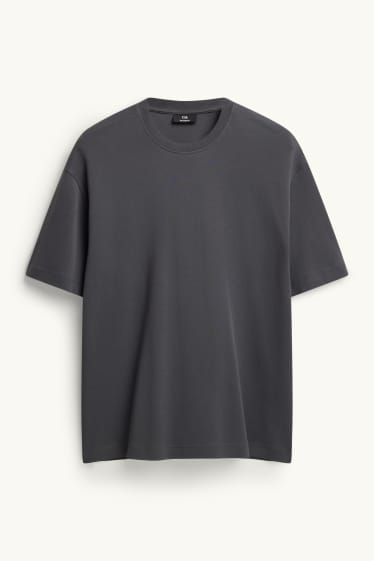 Herren - T-Shirt - Relaxed Fit - schwarz