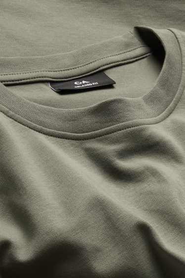Hommes - T-shirt - relaxed fit - vert
