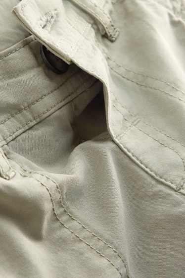 Kinder Buben - Jeans-Bermudas - khaki