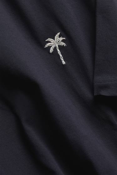 Herren - T-Shirt - Relaxed Fit - dunkelblau