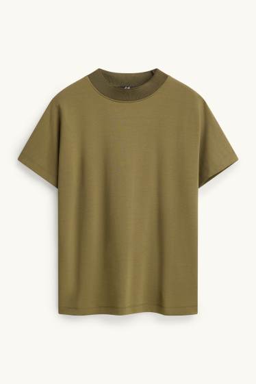 Damen - T-Shirt - Regular Fit - khaki