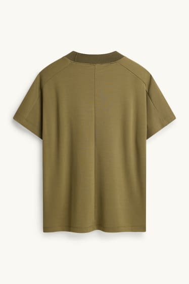 Damen - T-Shirt - Regular Fit - khaki