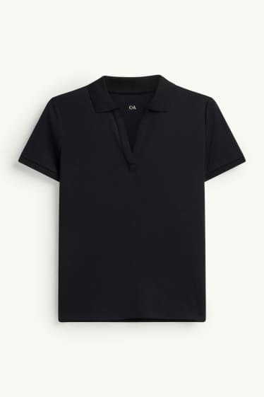 Dona - Polo - regular fit - negre